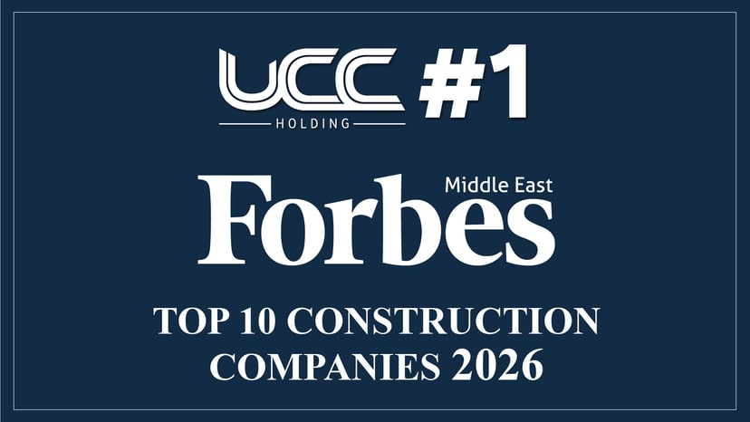 UCC Holding Ranked #1 Construction Company in the Middle East by Forbes Middle East 2026